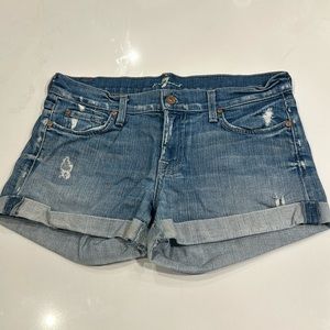 7 for all mankind Jean Shorts
